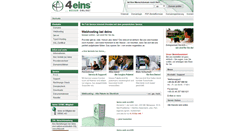 Desktop Screenshot of 4eins.de