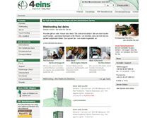 Tablet Screenshot of 4eins.de